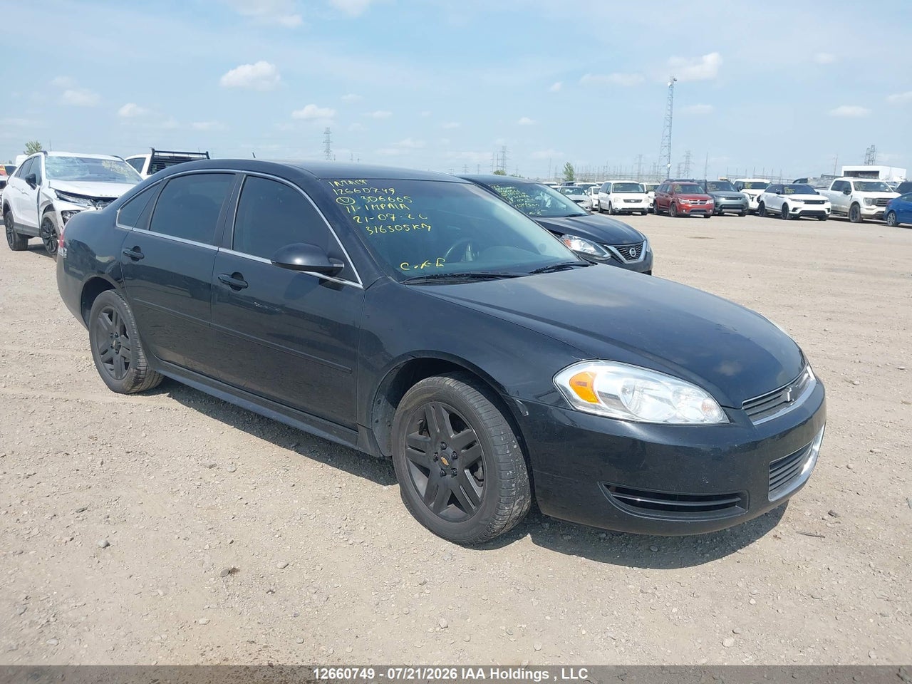 2G1WB5EK8B1306665 · 2011 CHEVROLET IMPALA LT