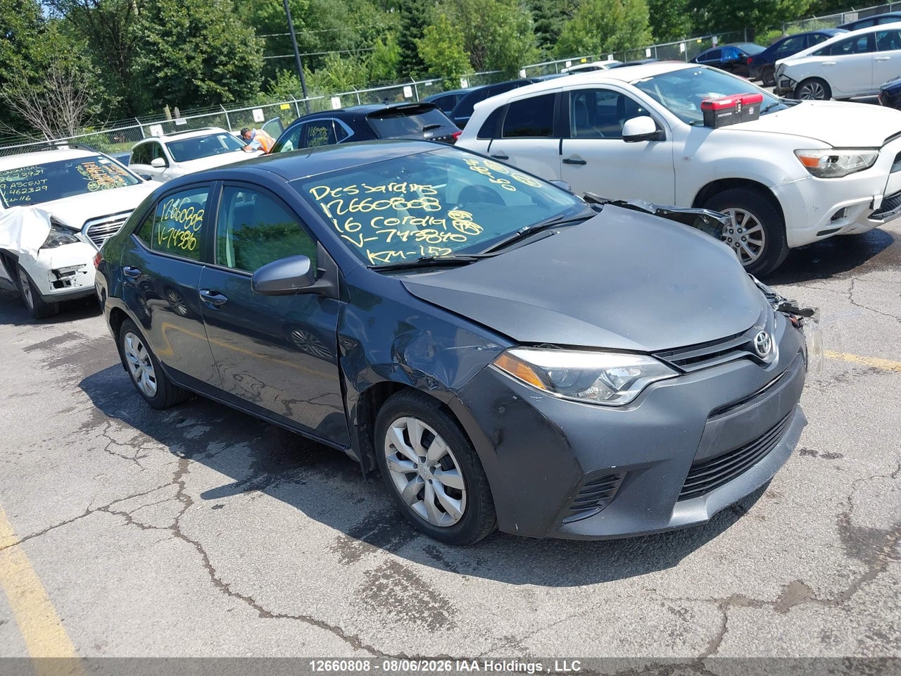 2T1BURHE7GC743840 · 2016 TOYOTA COROLLA L/LE/LE PLS/PRM/S/S PLS