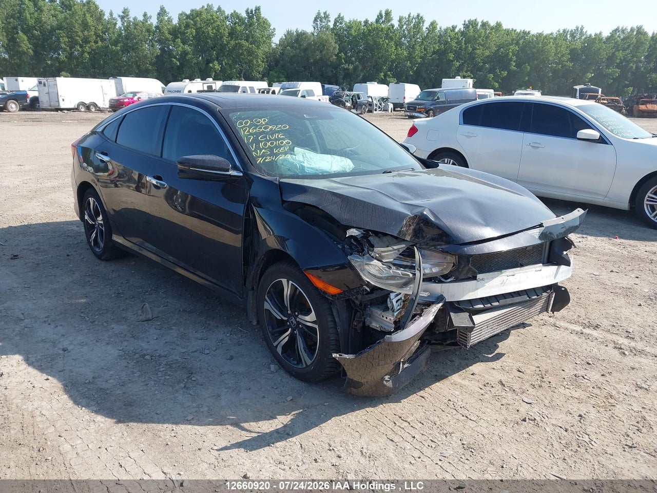 2HGFC1F91HH100100 · 2017 HONDA Civic touring