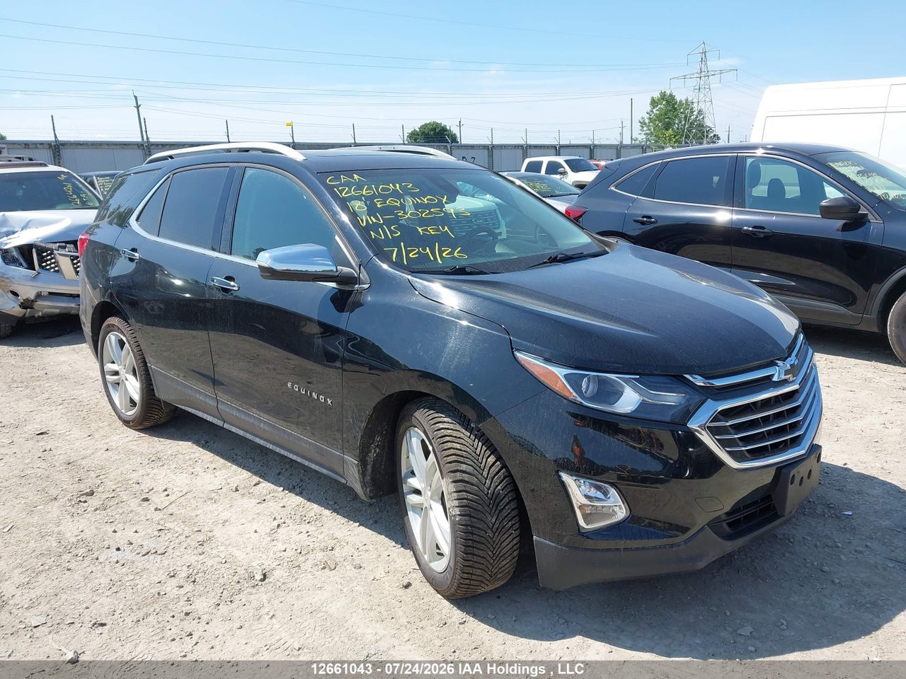 2GNAXWEX4J6302593 · 2018 CHEVROLET EQUINOX PREMIER