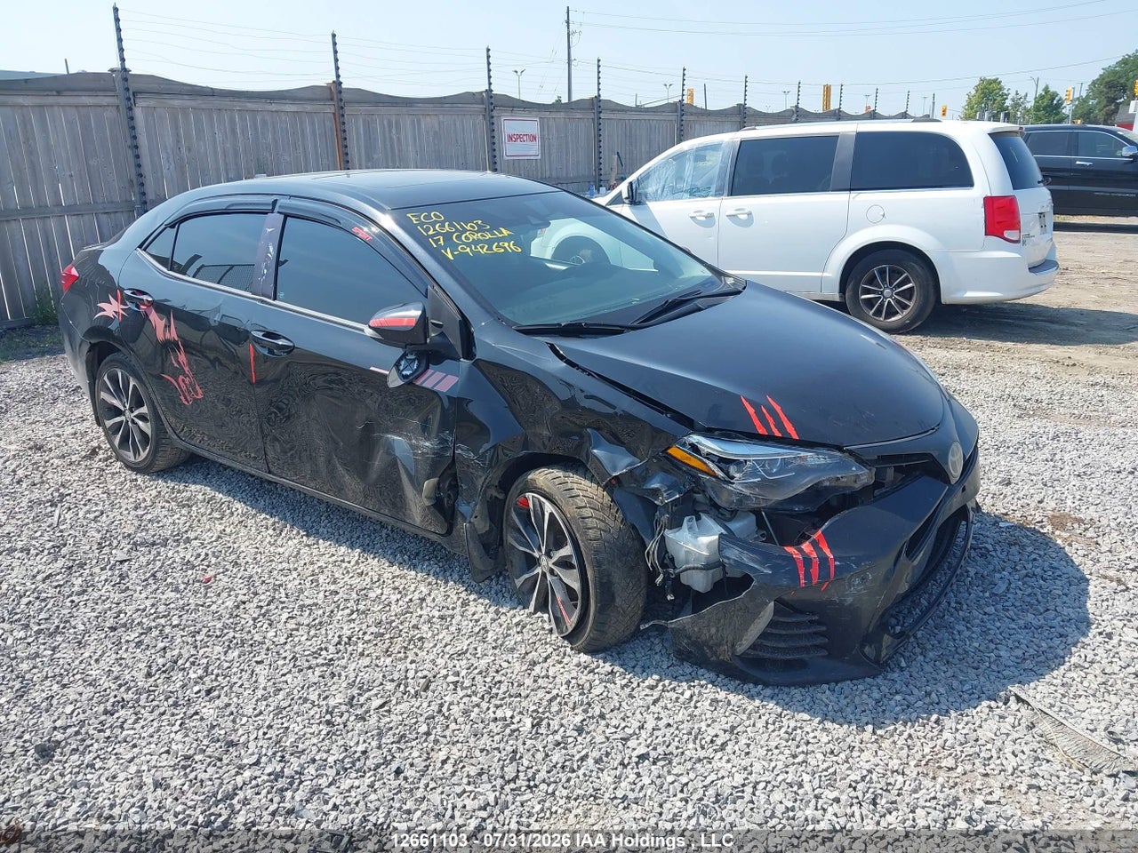 2T1BURHE0HC942696 · 2017 TOYOTA COROLLA SE