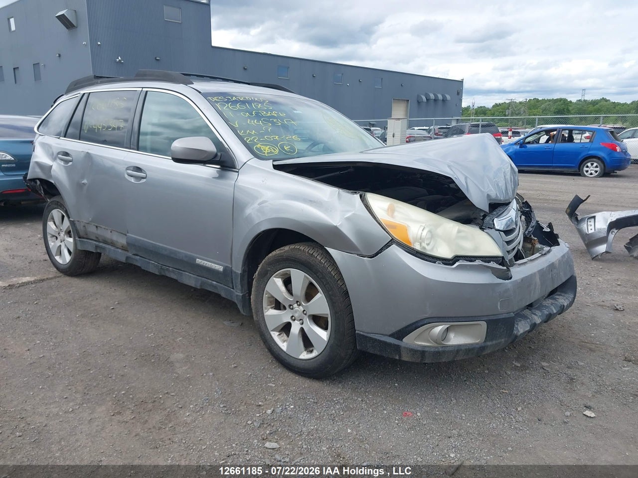 4S4BRGKC9B3445347 · 2011 SUBARU OUTBACK 2.5I LIMITED