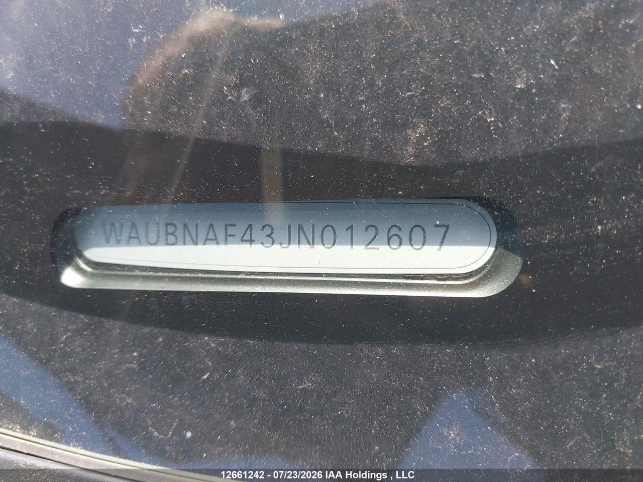 WAUBNAF43JN012607 · 2018 AUDI A4 2.0T PROGRESSIV · 9/23