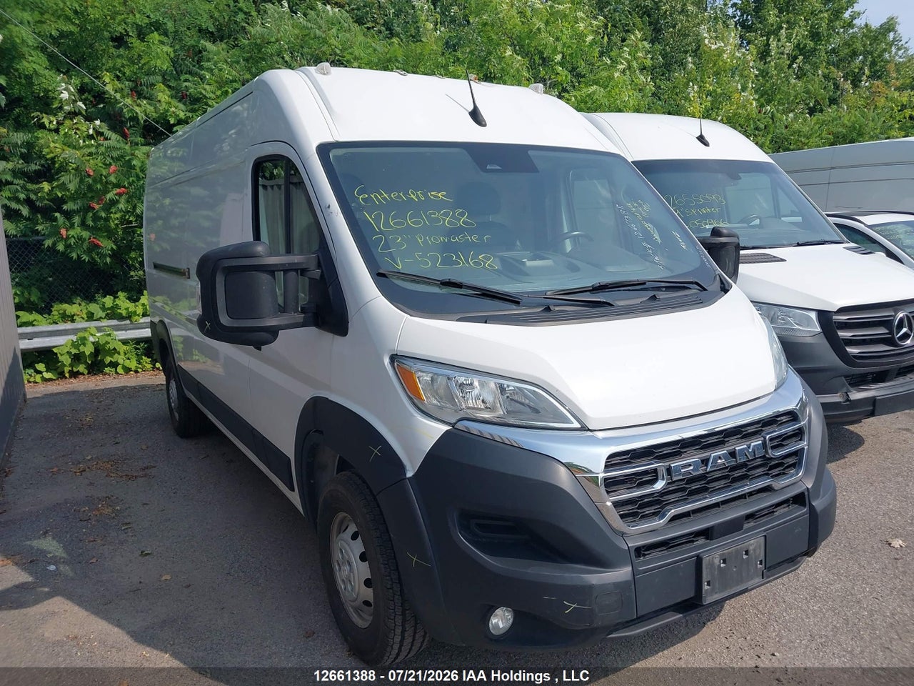 3C6LRVDGXPE523168 · 2023 RAM PROMASTER 2500 2500 HIGH