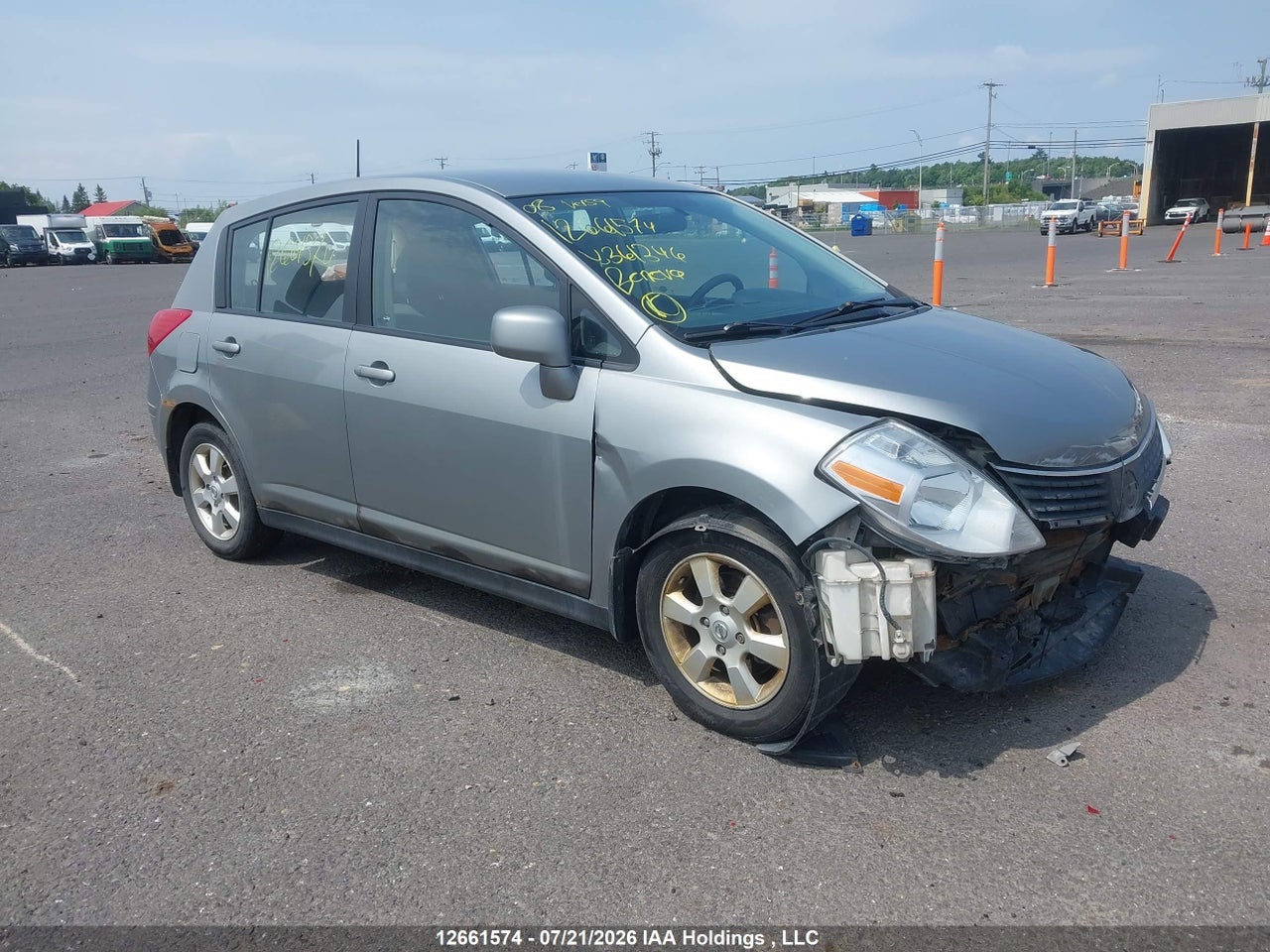 3N1BC13EX8L361346 · 2008 NISSAN VERSA 1.8 SL