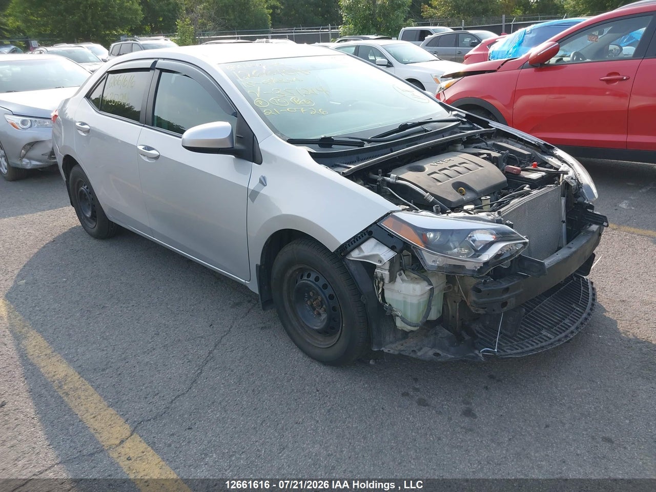 2T1BURHE7FC351214 · 2015 TOYOTA COROLLA CE