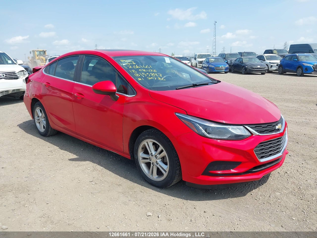 1G1BE5SM7J7155847 · 2018 CHEVROLET CRUZE LT AUTO