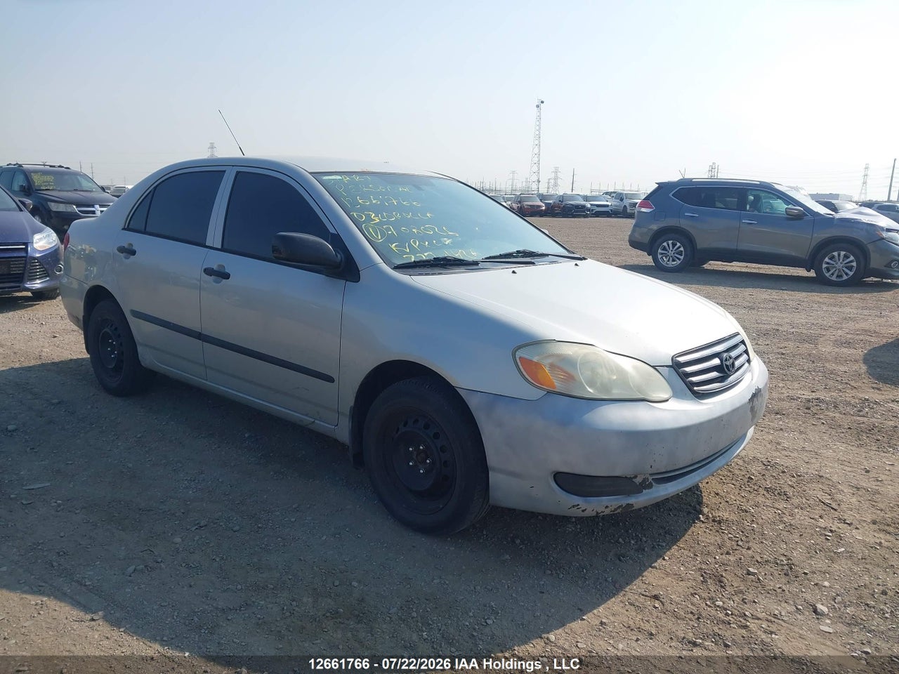 2T1BR32E23C708026 · 2003 TOYOTA COROLLA CE/LE/S