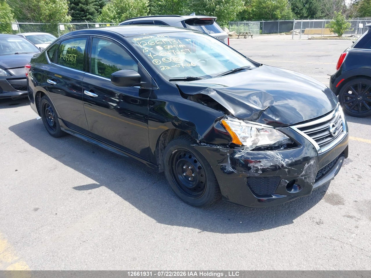 3N1AB7AP2FL647257 · 2015 NISSAN SENTRA 1.8 S/1.8 SL/1.8 SR/1.8 SV