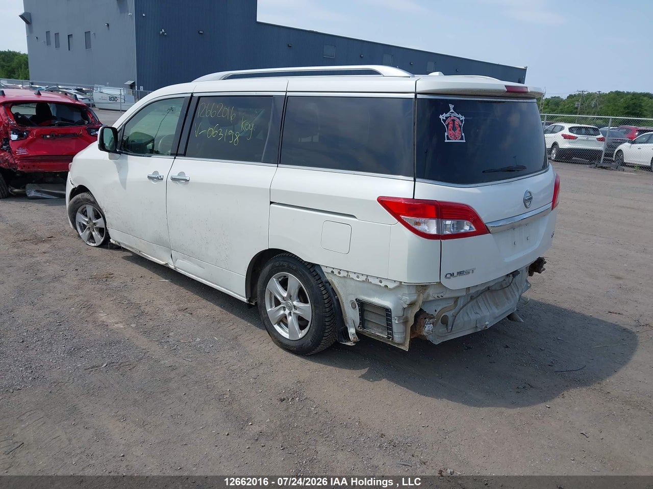 JN8AE2KP6D9063198 · 2013 NISSAN QUEST 3.5 S · 3/20