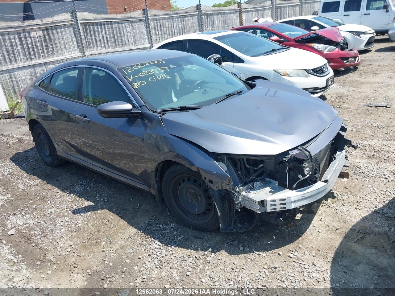2HGFC2F58LH033359 · 2020 HONDA CIVIC LX