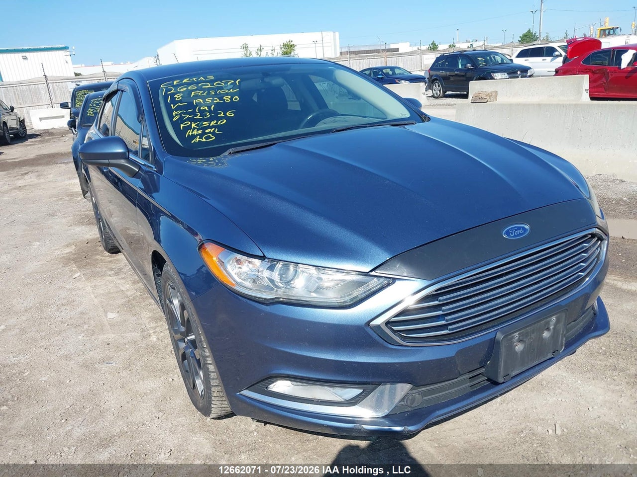 3FA6P0T97JR195280 · 2018 FORD FUSION SE