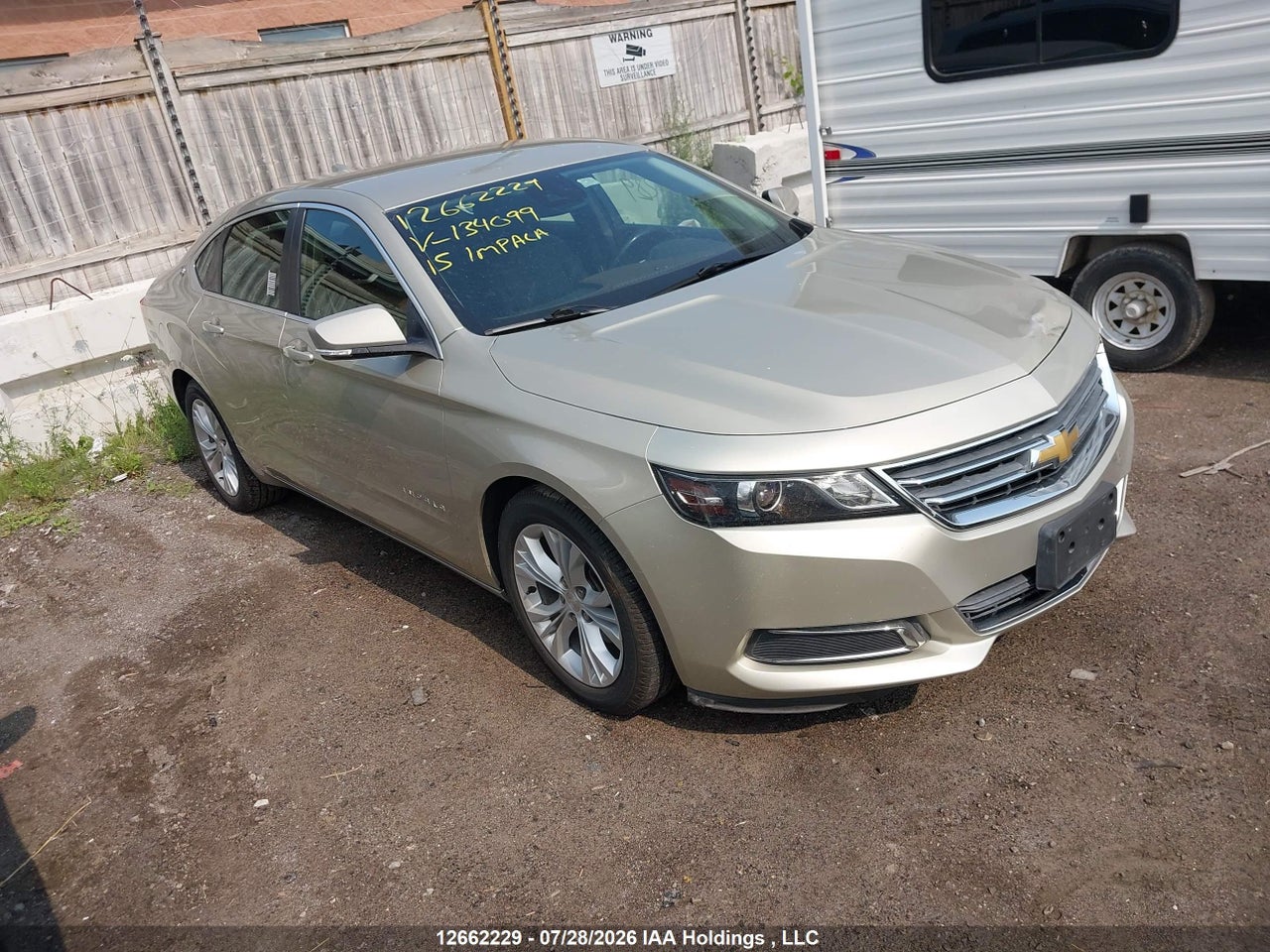 2G1125S38F9134099 · 2015 CHEVROLET IMPALA 2LT