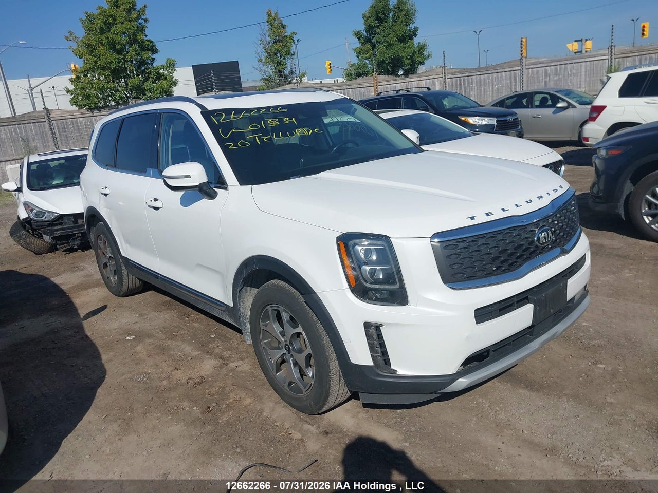 5XYP3DHCXLG013834 · 2020 KIA TELLURIDE EX