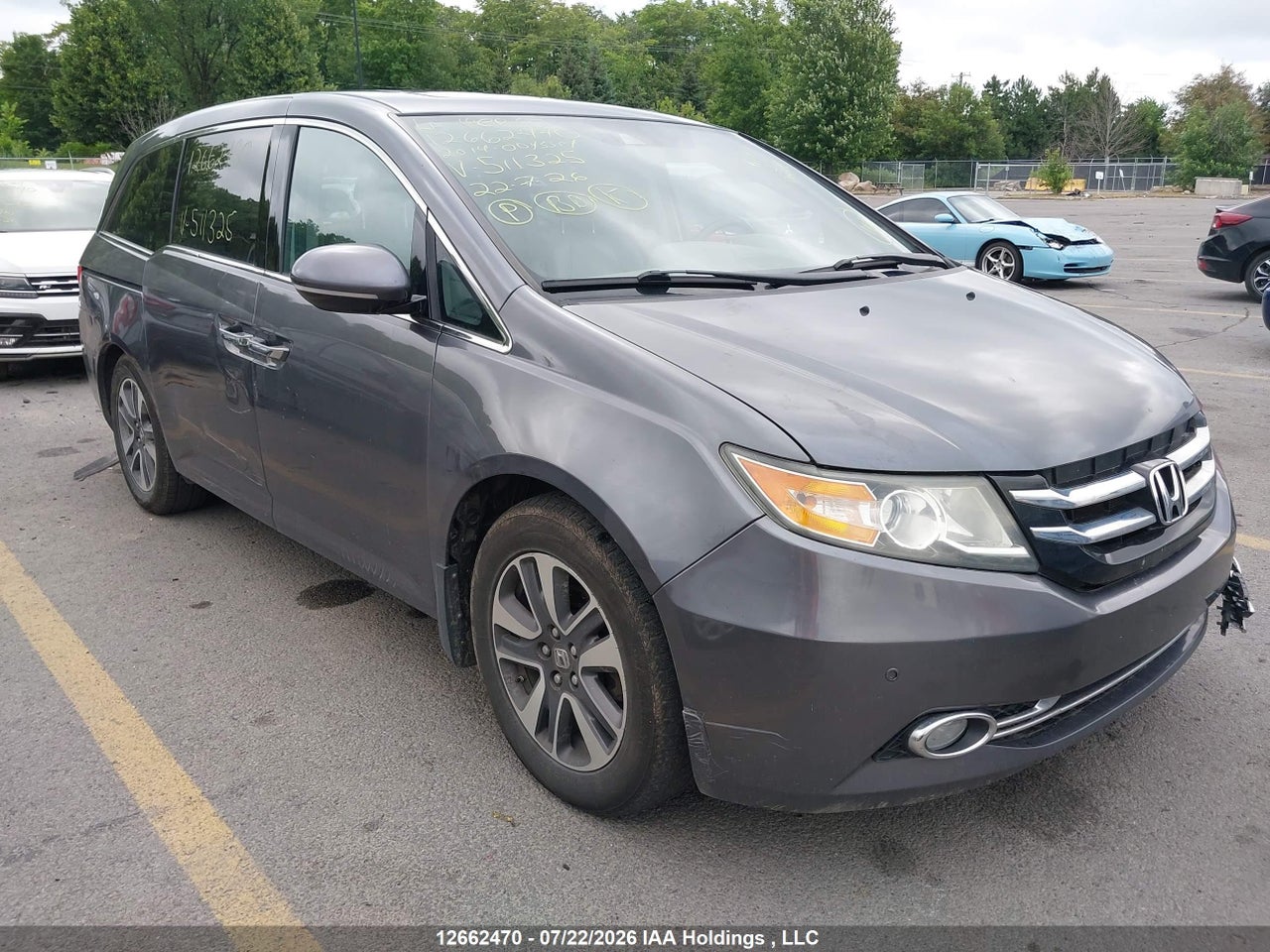 5FNRL5H97EB511325 · 2014 HONDA ODYSSEY TOURING/TOURING ELITE