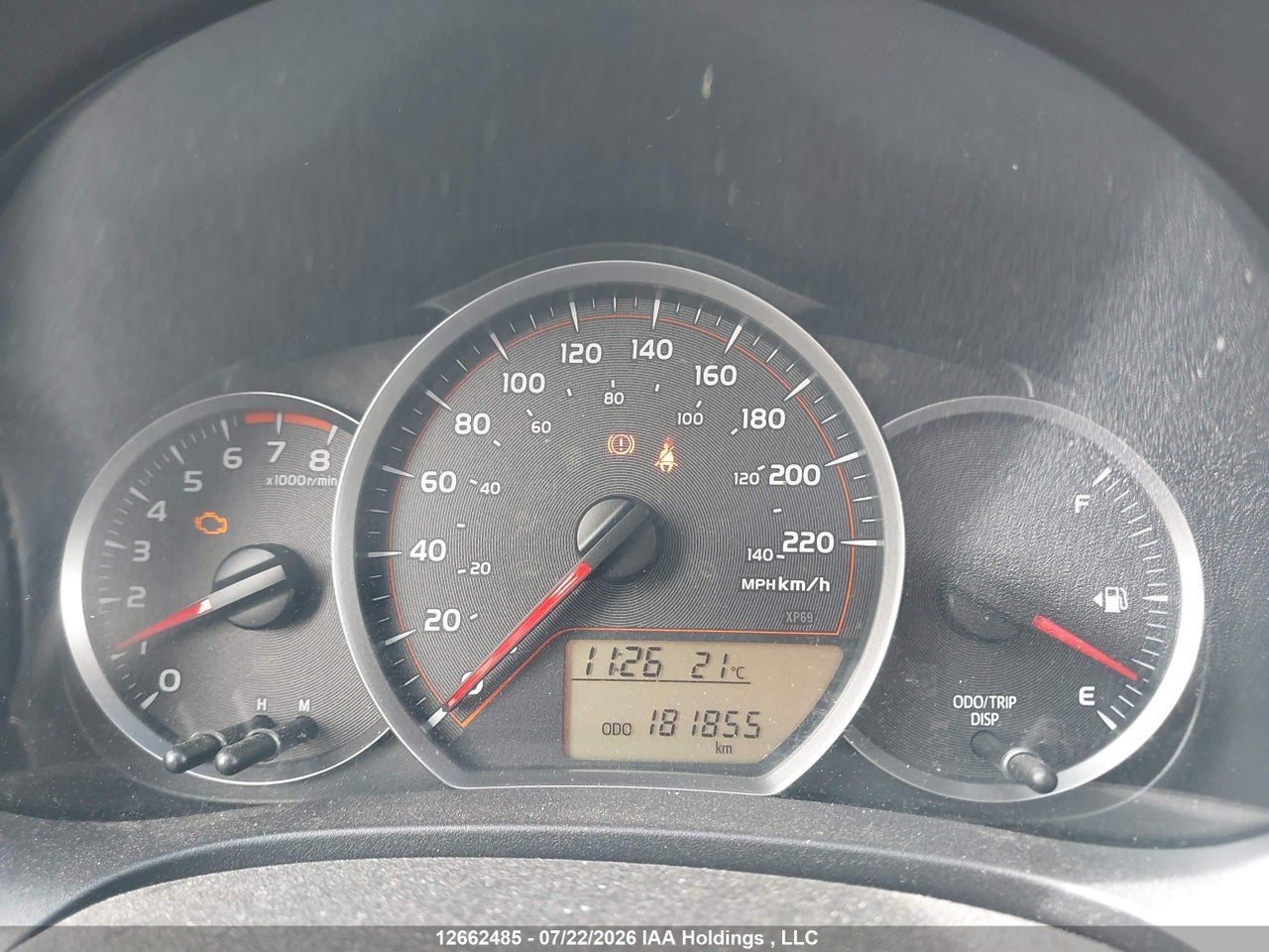 JTDKTUD35CD527587 · 2012 TOYOTA YARIS · 7/21