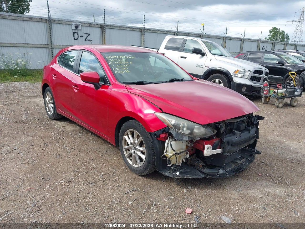 JM1BM1L77E1163130 · 2014 MAZDA MAZDA3 GS-SKY