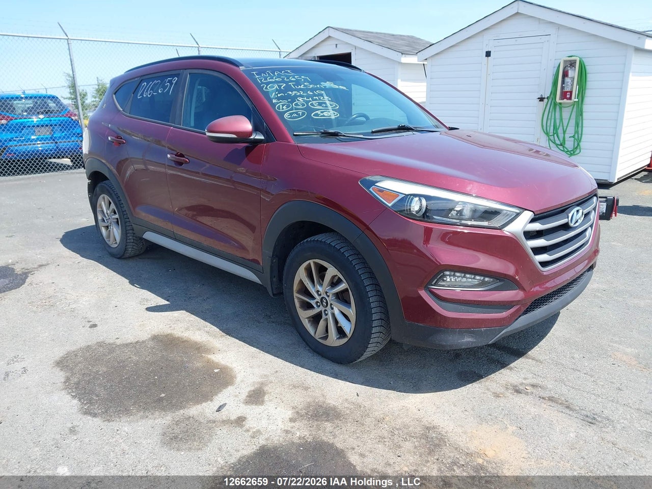KM8J3CA40HU352610 · 2017 HYUNDAI TUCSON SE