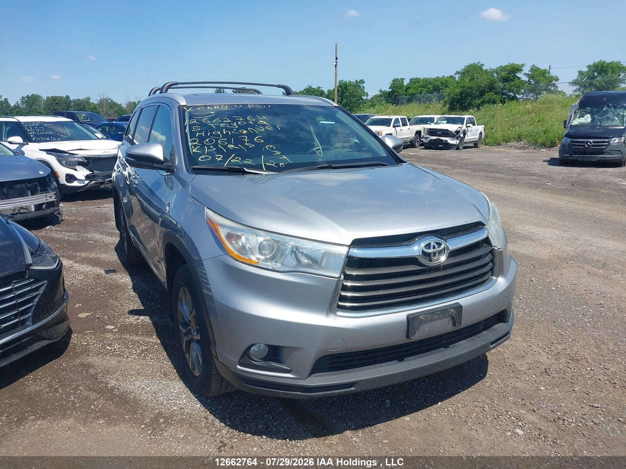 5TDJKRFH5FS206176 · 2015 TOYOTA highlander xle