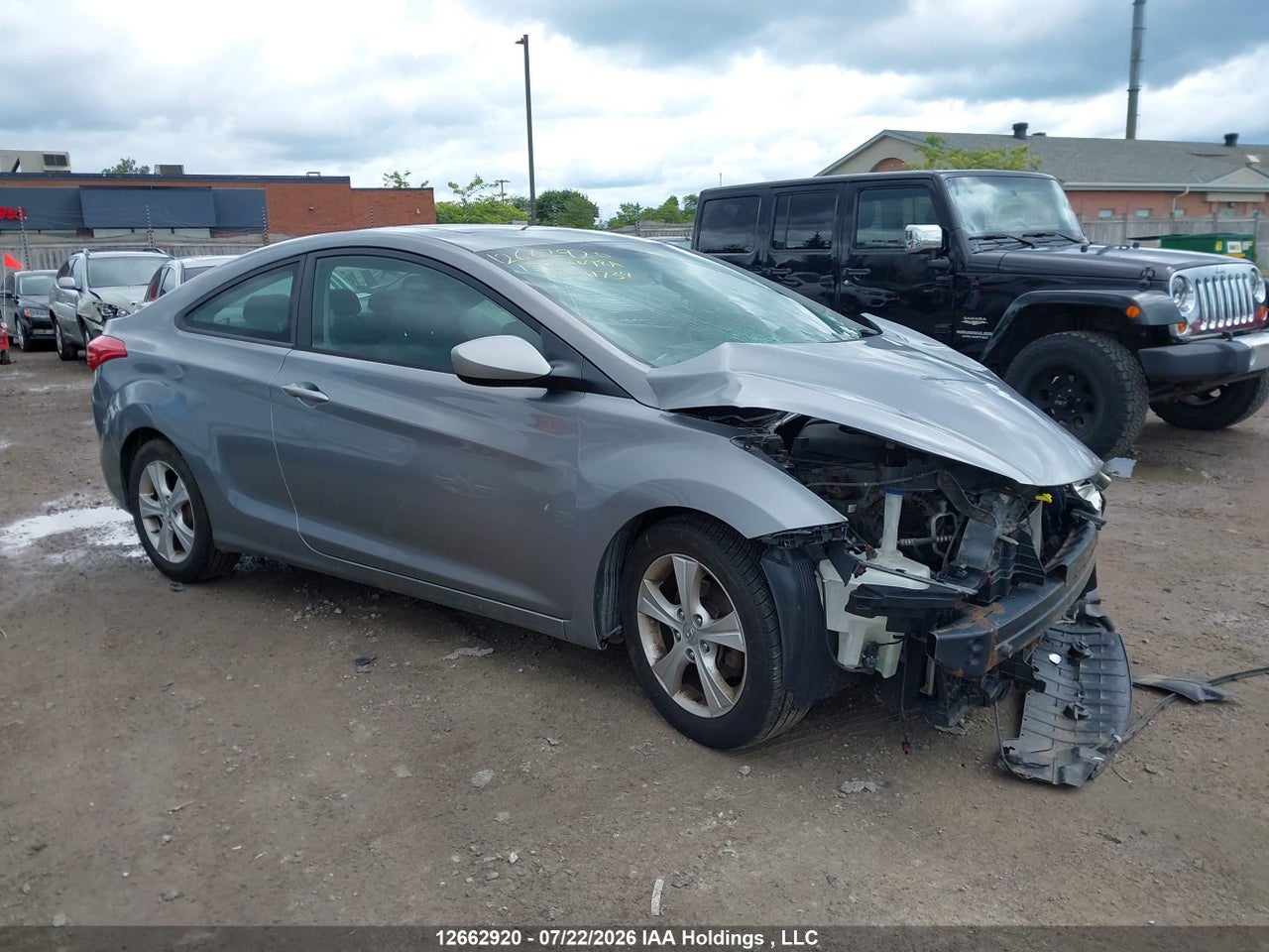 KMHDH6AE8DU011734 · 2013 HYUNDAI ELANTRA COUPE GS/SE
