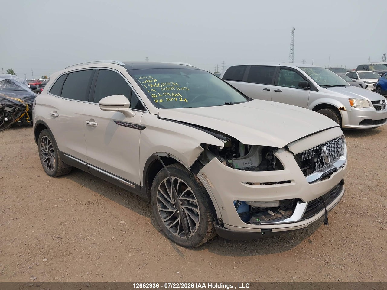 2LMPJ8LP2KBL19601 · 2019 LINCOLN NAUTILUS RESERVE