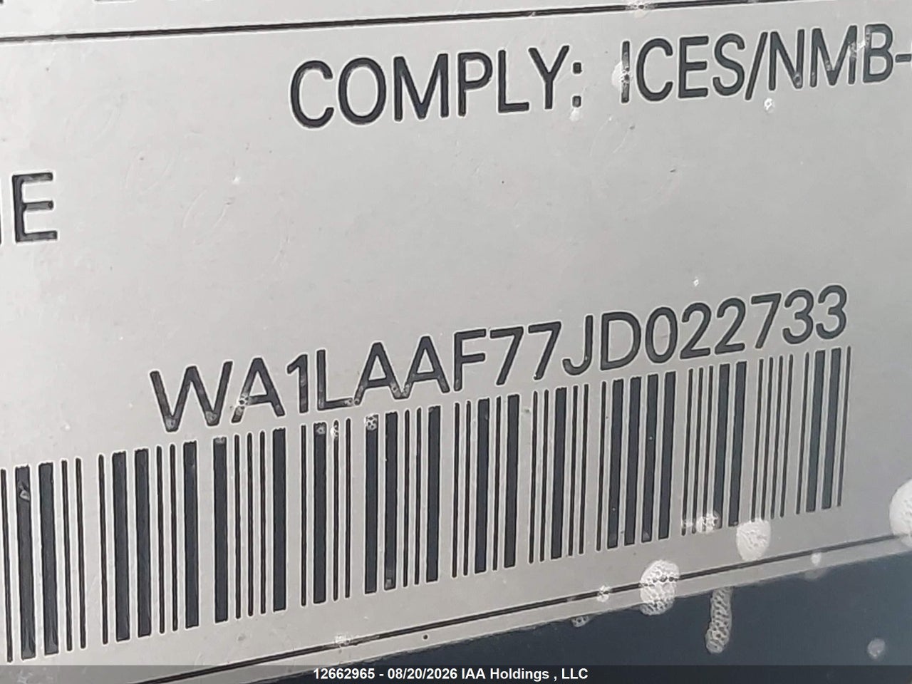 WA1LAAF77JD022733 · 2018 AUDI Q7 PREMIUM PLUS · 9/24