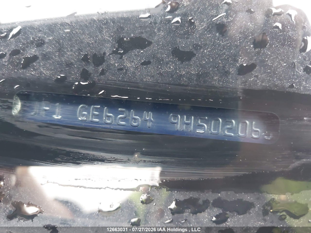 JF1GE62649H502065 · 2009 SUBARU IMPREZA 2.5 I/2.5 I SPORT PACKAGE · 9/18