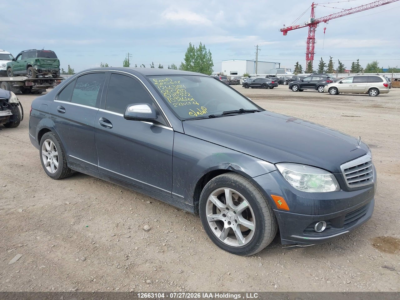 WDDGF52X58F110352 · 2008 MERCEDES BENZ C 230