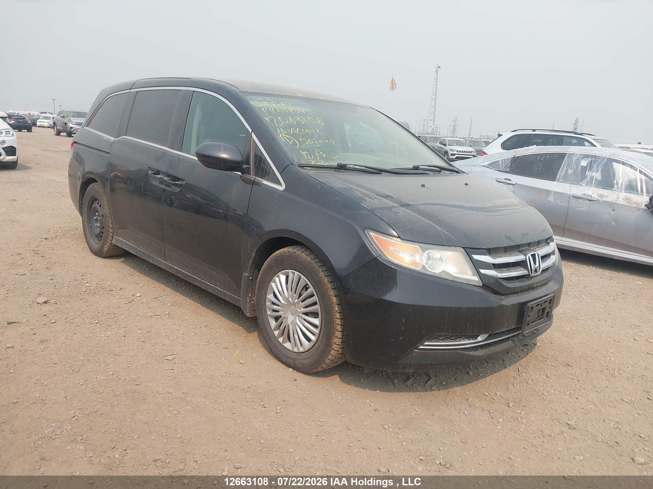 5FNRL5H29GB503992 · 2016 HONDA ODYSSEY LX