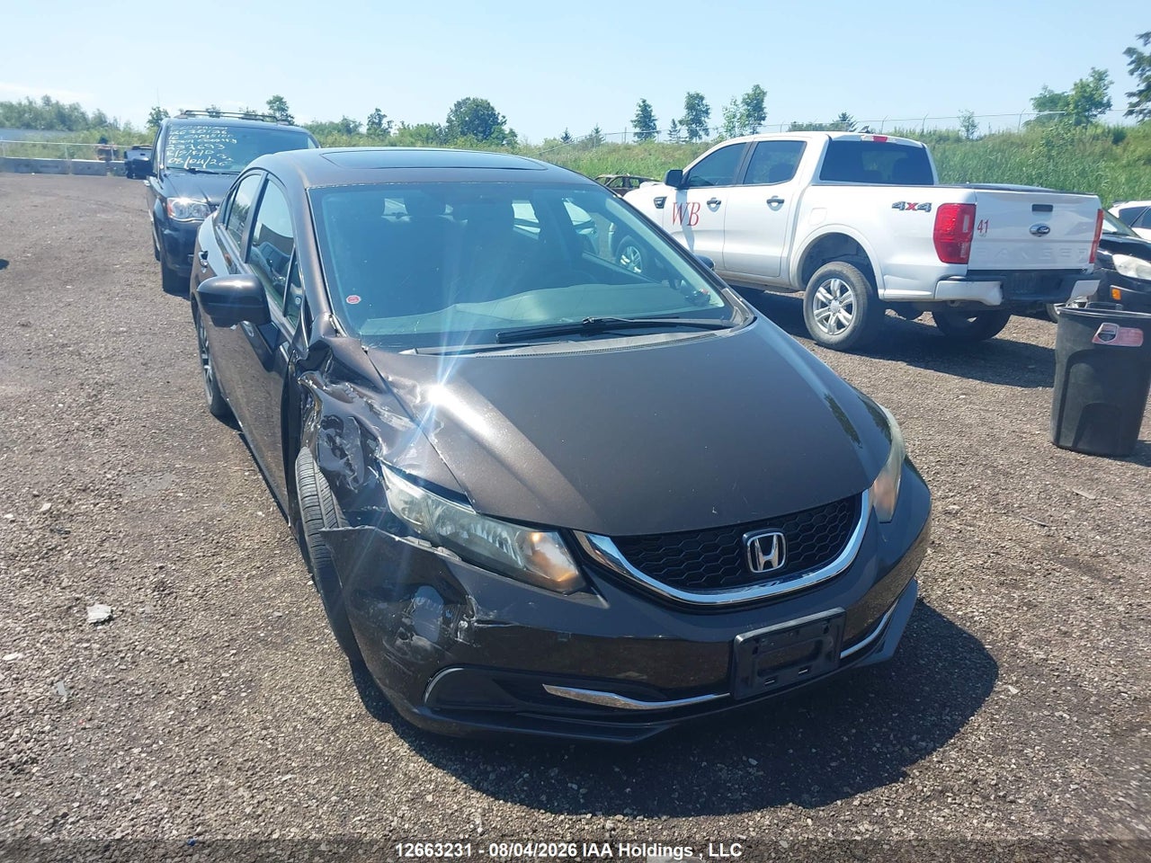 2HGFB2F51EH045472 · 2014 HONDA CIVIC EX