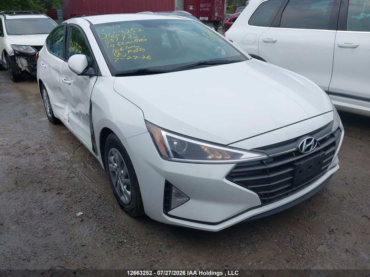 KMHD74LF9KU857722 · 2019 HYUNDAI ELANTRA ESSENTIAL