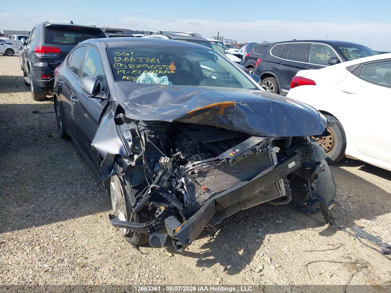 KMHD84LF2KU879655 · 2019 HYUNDAI ELANTRA SEL/VALUE/LIMITED