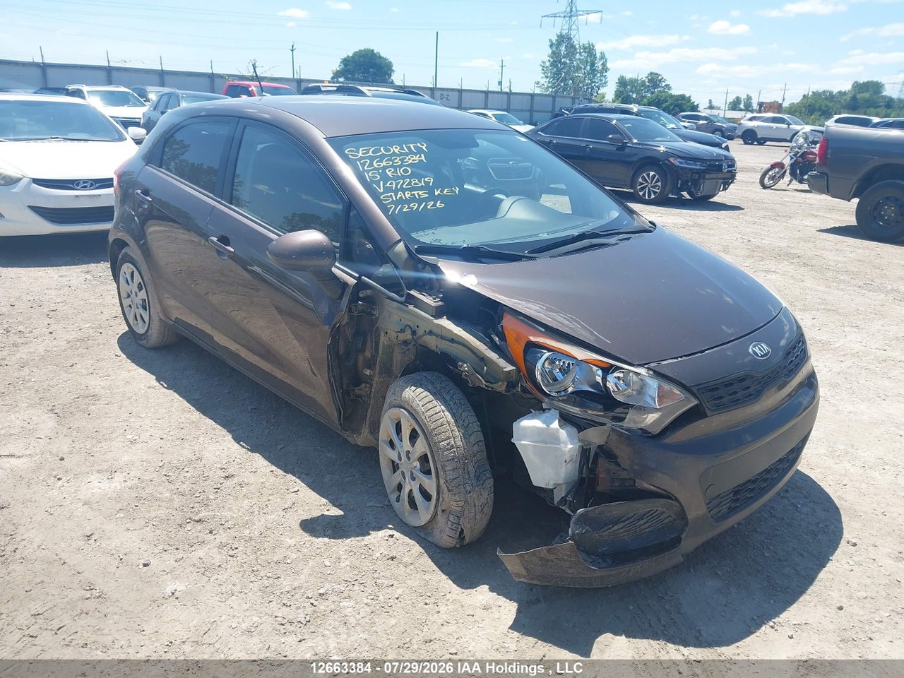 2015 KIA RIO EX/LX/LX+/SX