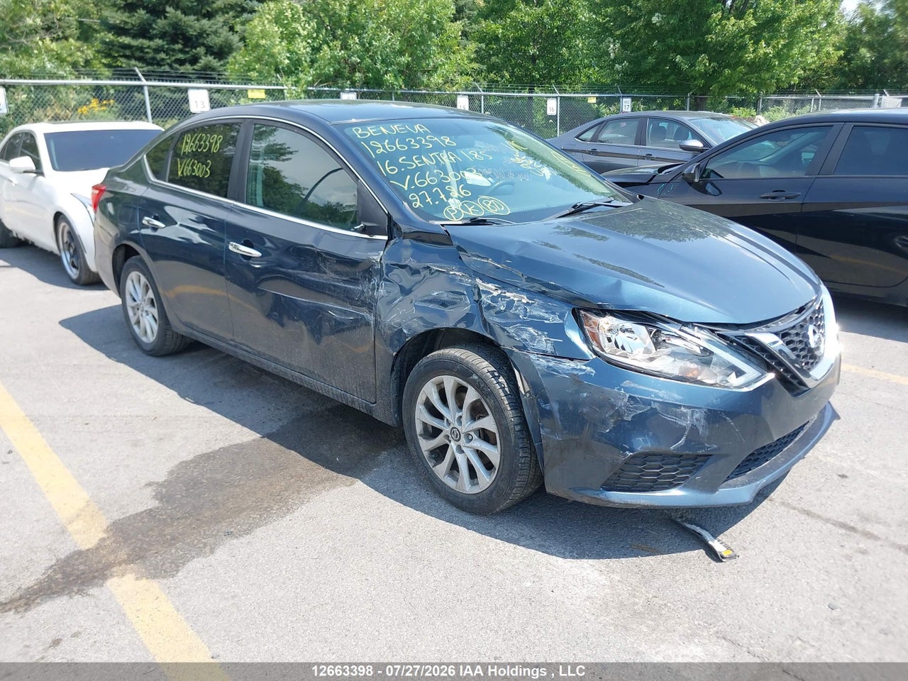 3N1AB7AP5GL663003 · 2016 NISSAN SENTRA 1.8 S/1.8 SL/1.8 SR/1.8 SV