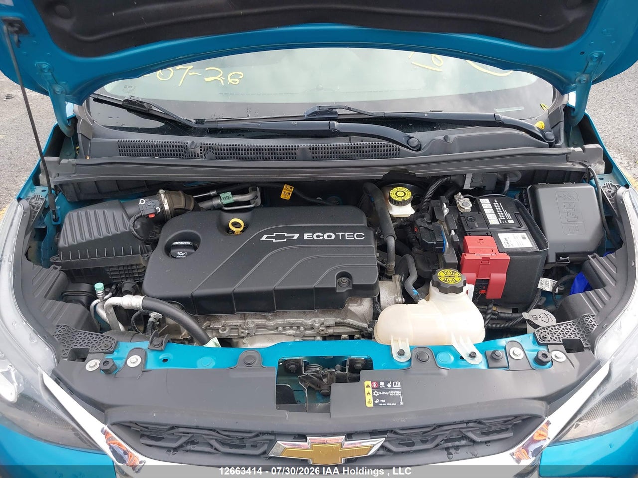 KL8CD6SA3KC789779 · 2019 CHEVROLET SPARK 1LT CVT · 10/22
