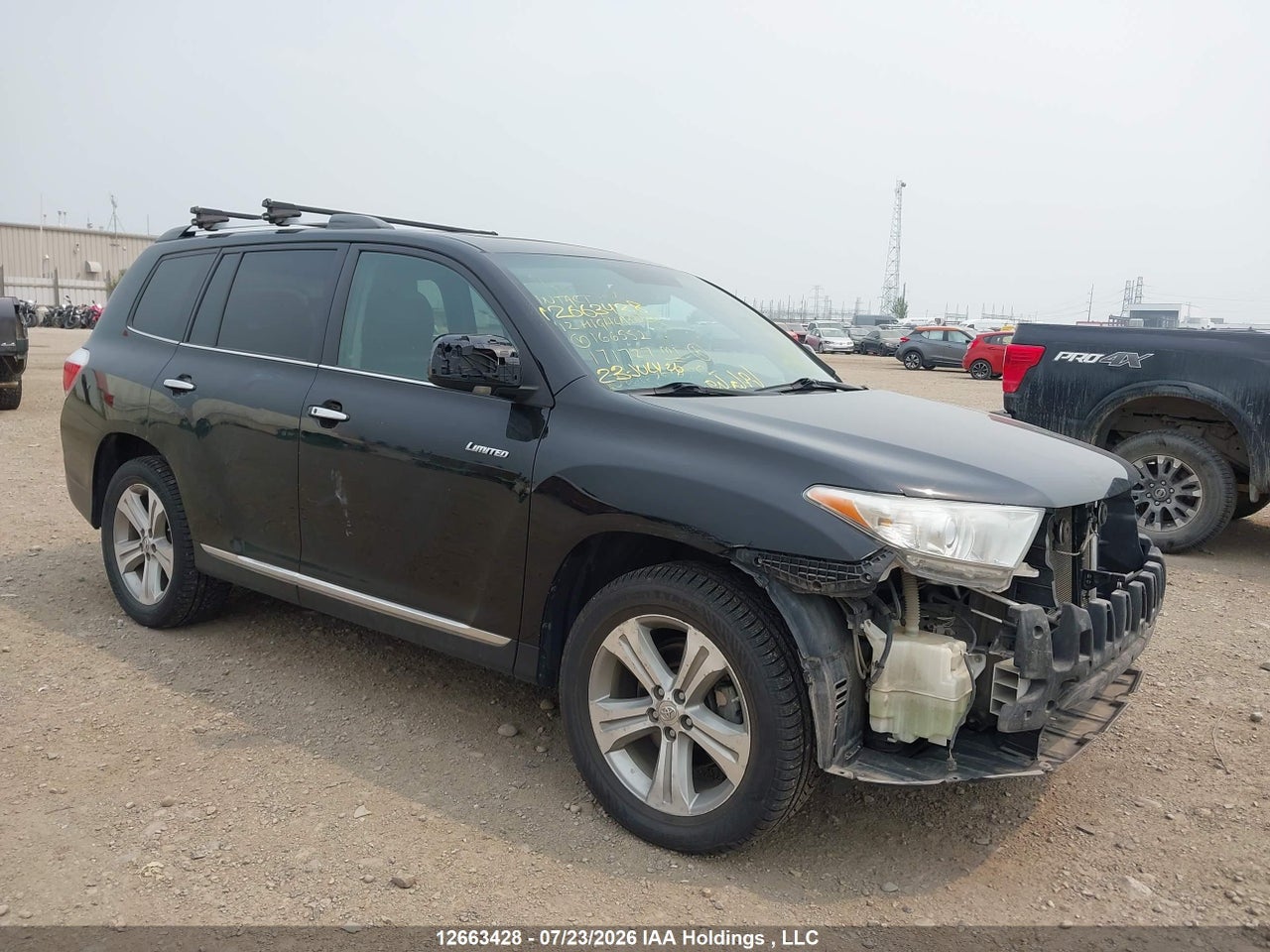 5TDDK3EH4CS166552 · 2012 TOYOTA HIGHLANDER V6 LIMITED