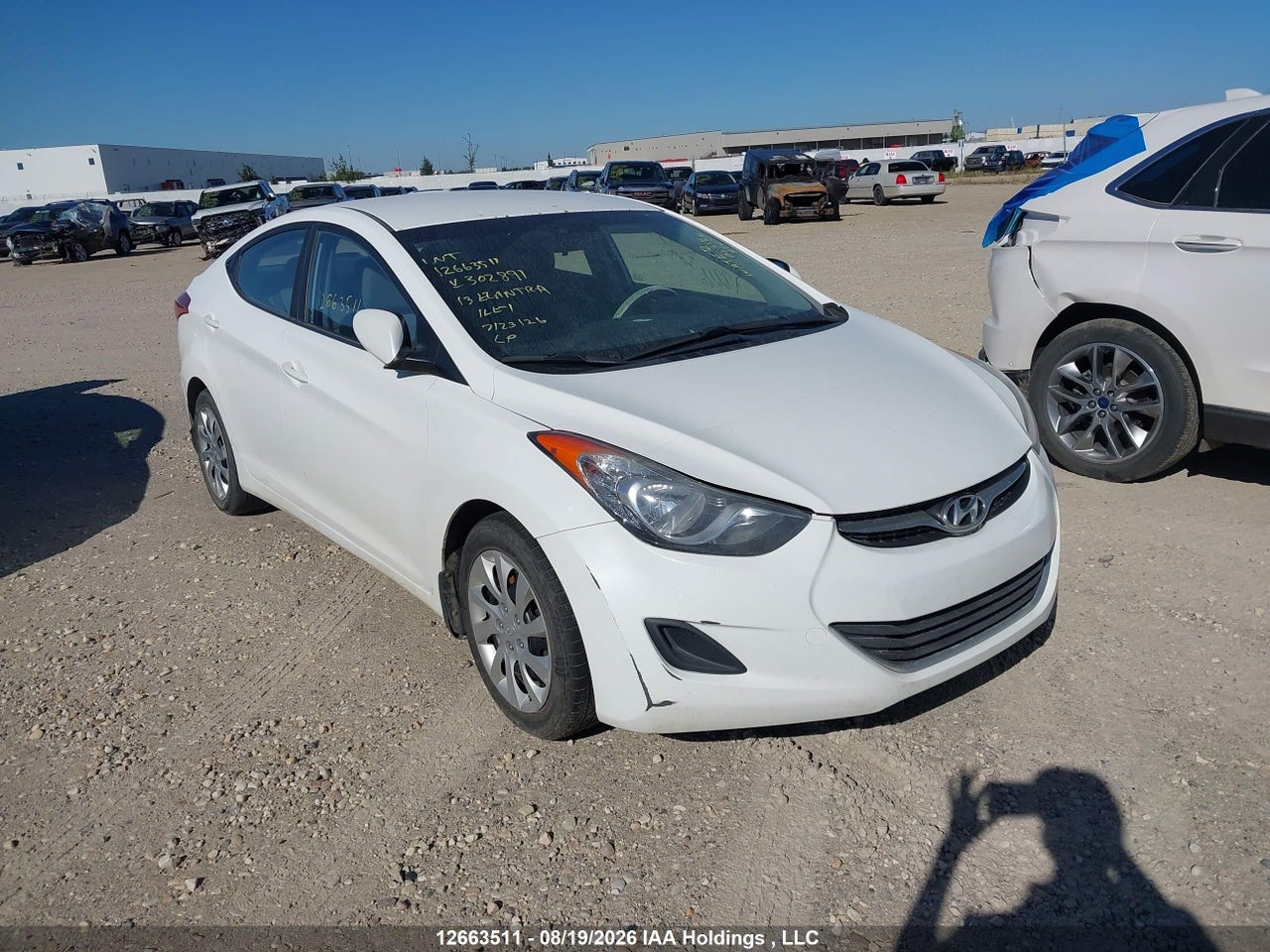 5NPDH4AE7DH302891 · 2013 HYUNDAI ELANTRA GLS/LIMITED