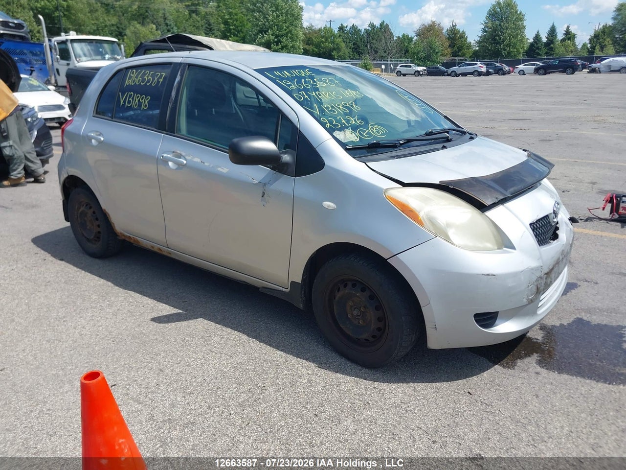 JTDKT923375131898 · 2007 TOYOTA YARIS LE/RS