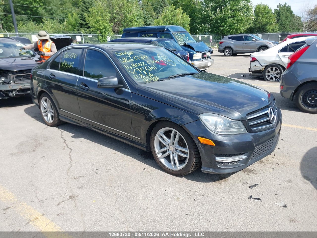 WDDGF8AB8EA955101 · 2014 MERCEDES BENZ C 300 4MATIC