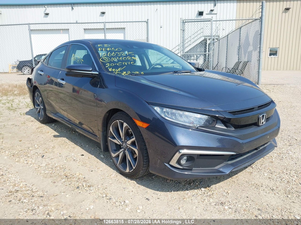 2HGFC1F9XLH104087 · 2020 HONDA Civic touring