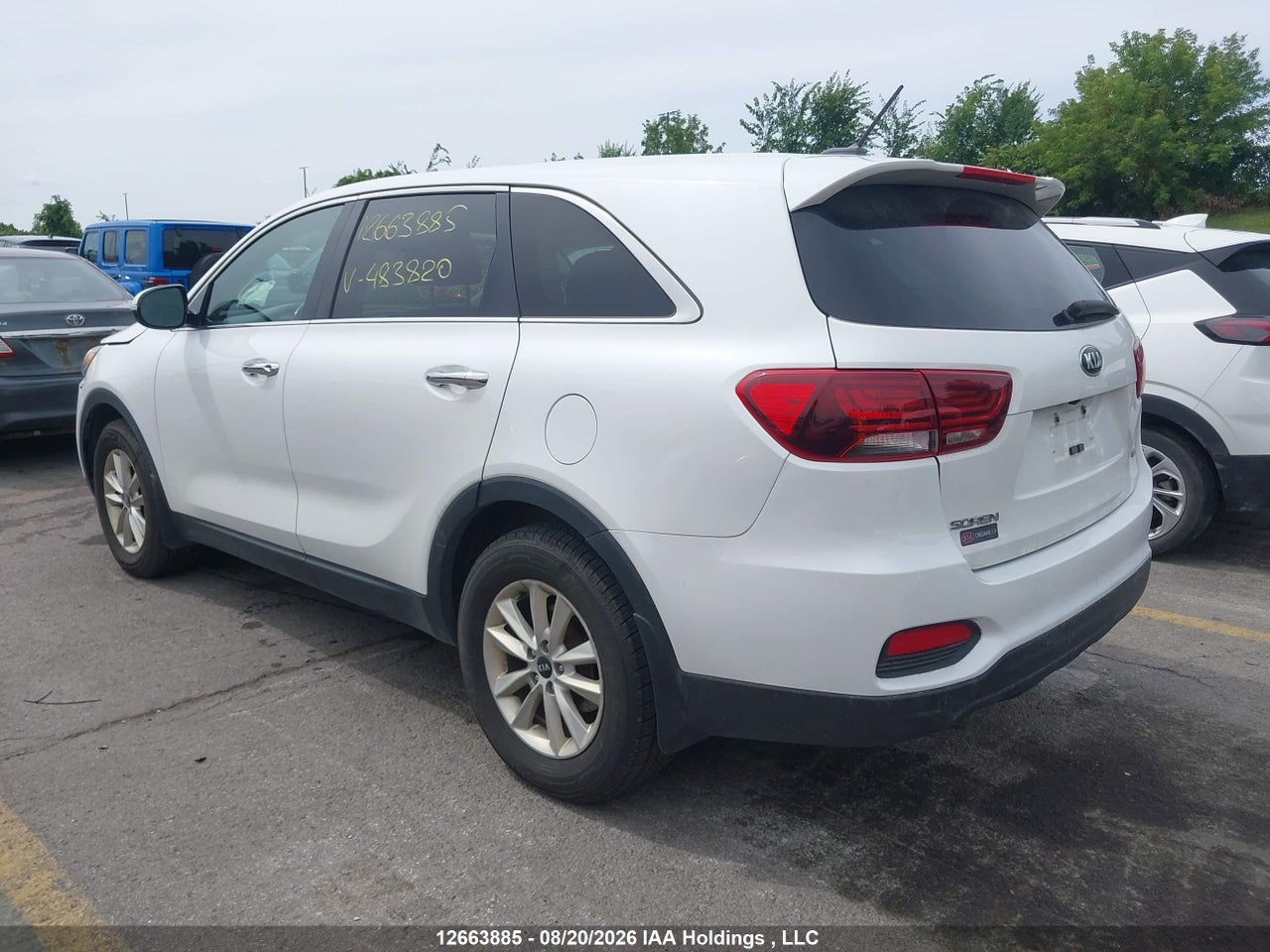 5XYPG4A37KG483820 · 2019 KIA SORENTO L/LX · 3/24