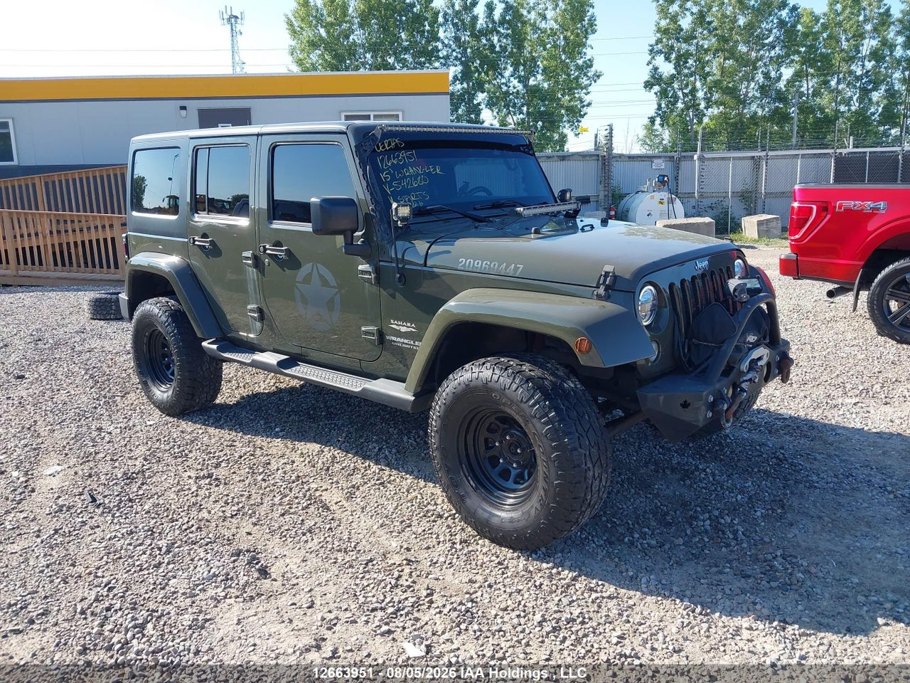1C4BJWEG8FL542680 · 2015 JEEP WRANGLER UNLIMITED SAHARA