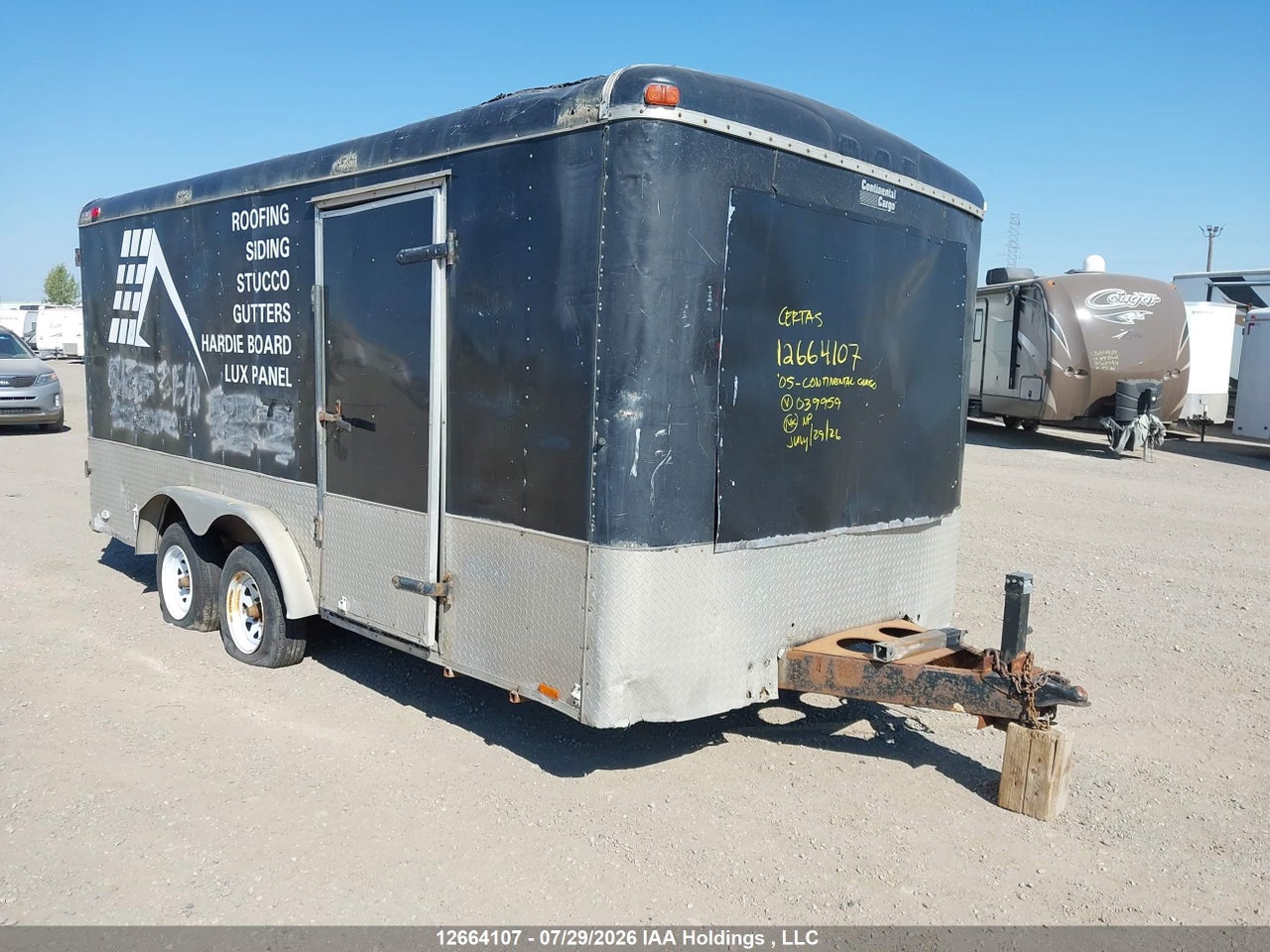 5NHUCC6265N039959 · 2005 FOREST RIVER CONTINENTAL CARGO TRAILER