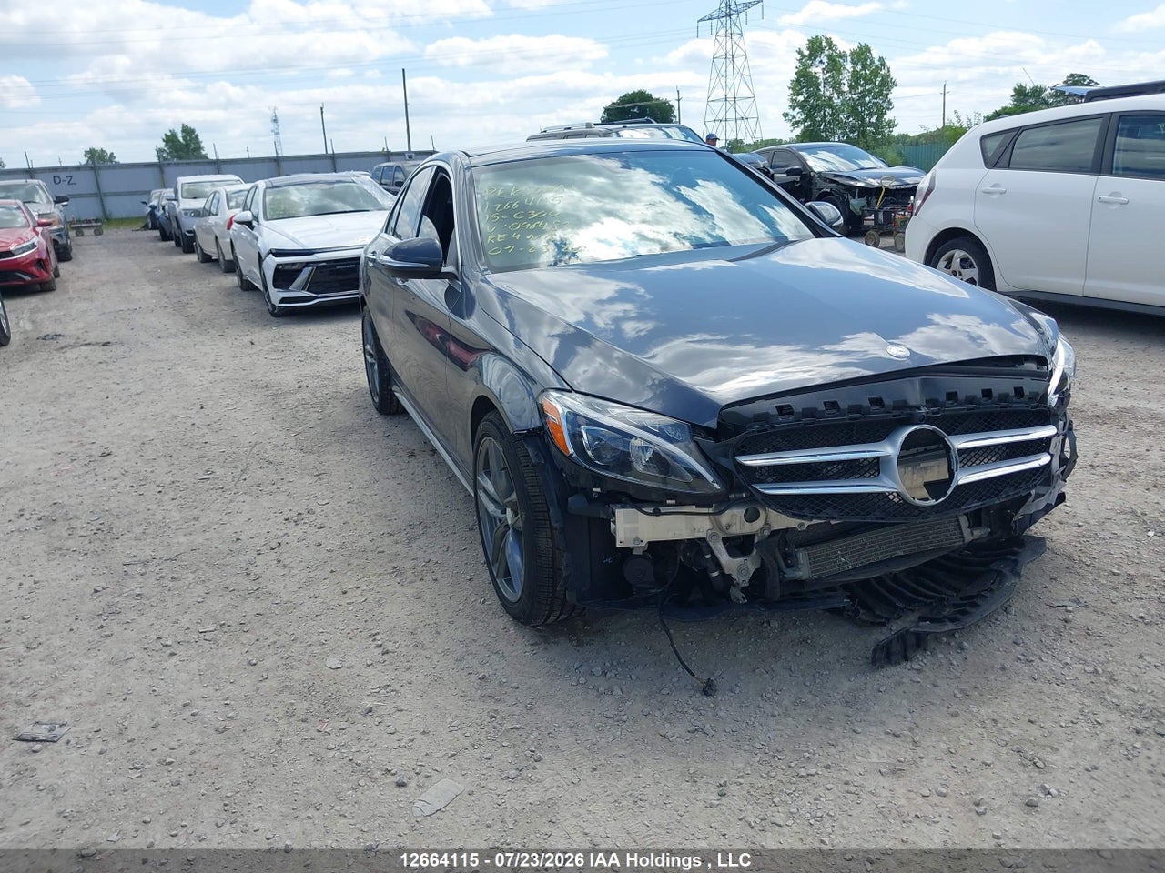 55SWF4KB8FU096483 · 2015 MERCEDES BENZ C 300 4MATIC