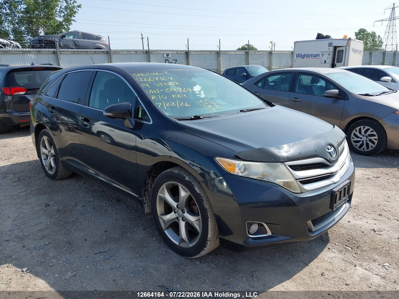 4T3BK3BB4EU097645 · 2014 TOYOTA VENZA LE/XLE/LIMITED