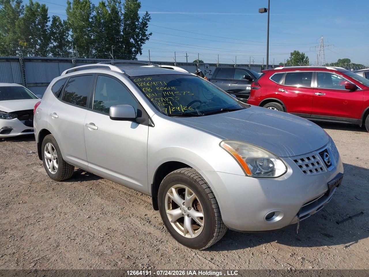 JN8AS58V78W144573 · 2008 NISSAN ROGUE SL
