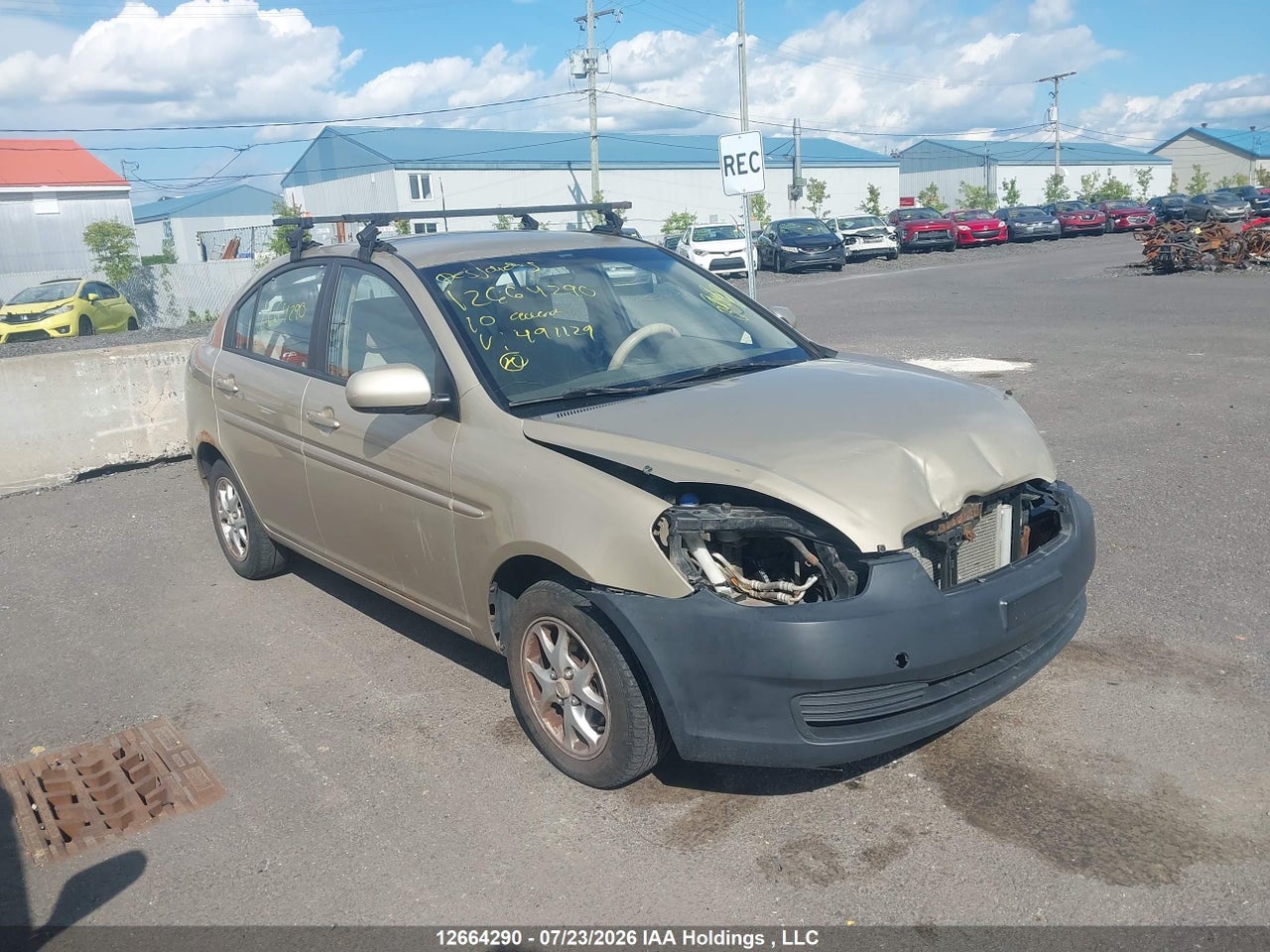 KMHCN4BCXAU491129 · 2010 HYUNDAI ACCENT GLS