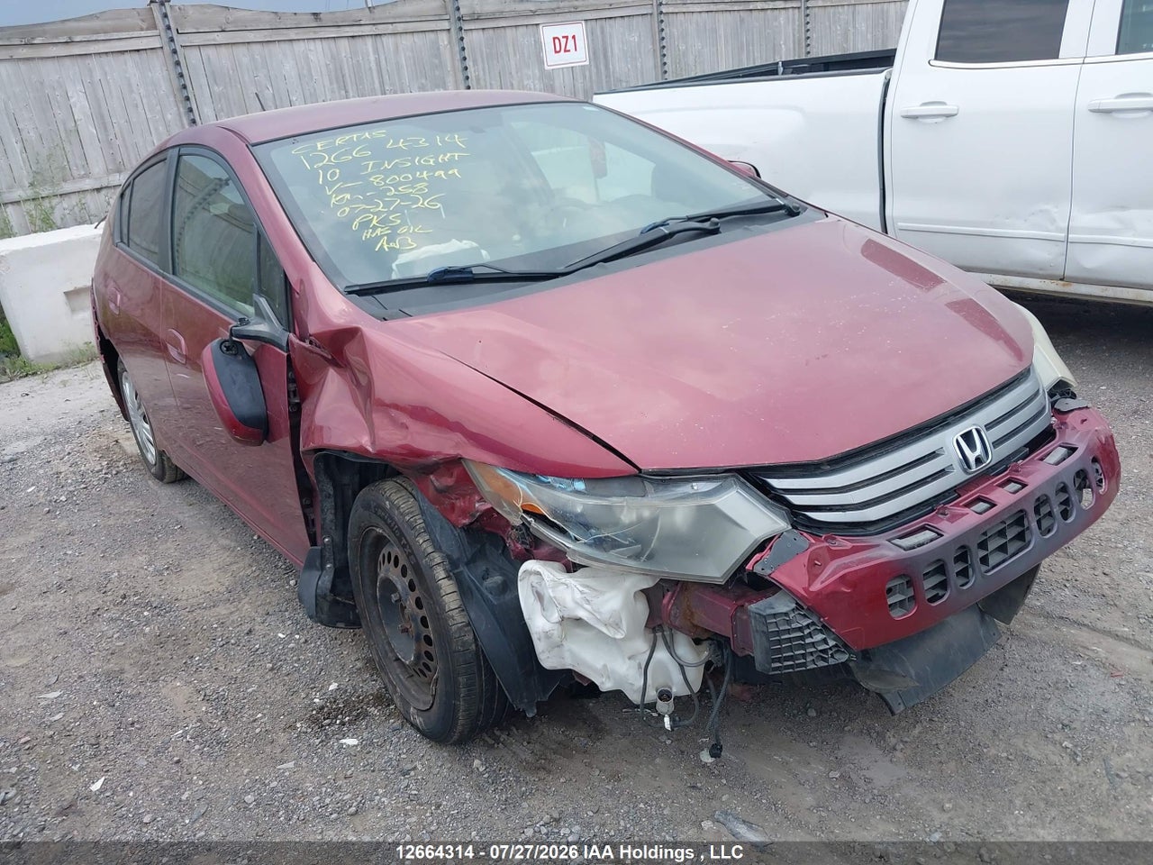 JHMZE2H54AS800499 · 2010 HONDA INSIGHT LX