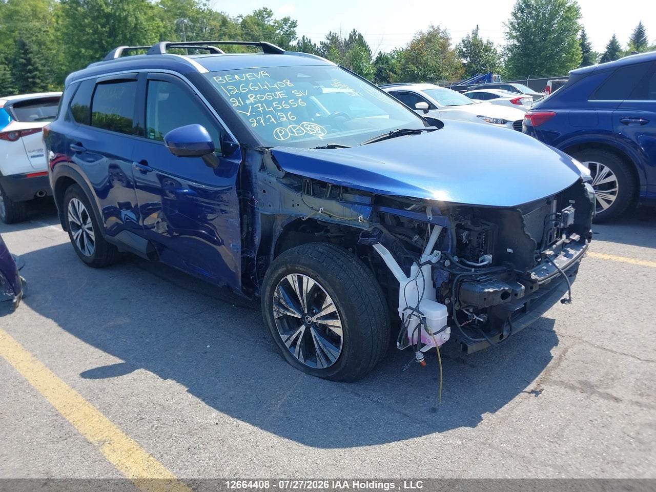 5N1AT3BA0MC745656 · 2021 NISSAN ROGUE SV
