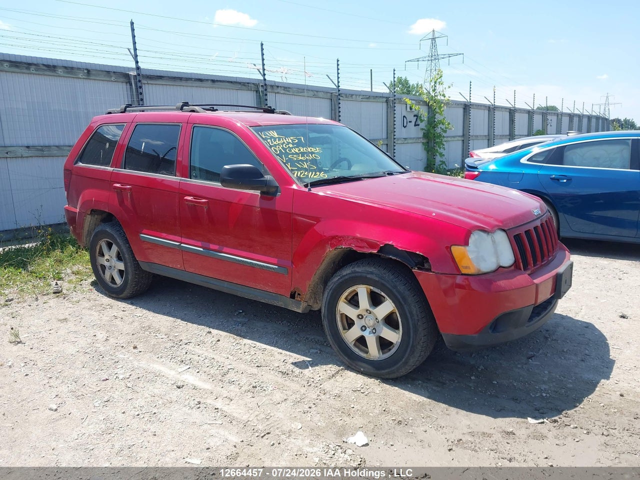 1J8GR48K29C556610 · 2009 JEEP GRAND CHEROKEE LAREDO